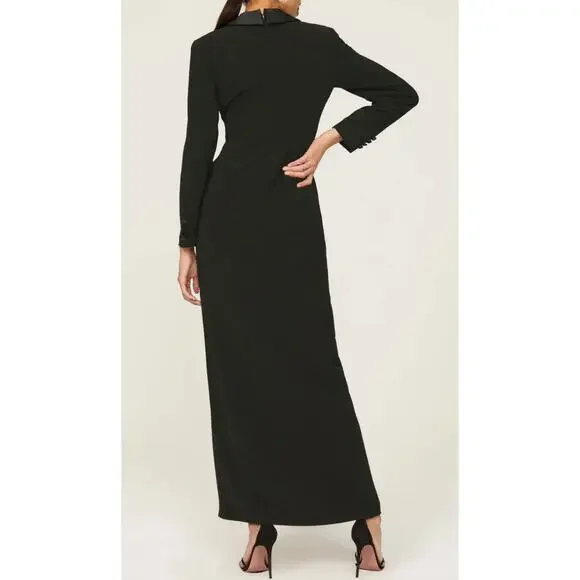 Lauren Ralph Lauren Black Zeenai Blazer Gown 12 - Picture 3 of 12